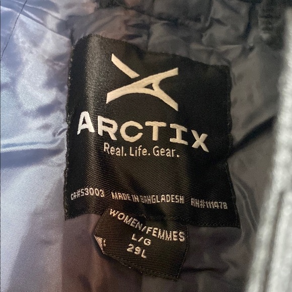 Arctix Women's Insulated Snow Pants, Black, Sz Large (29” Length) - Picture 5 of 16